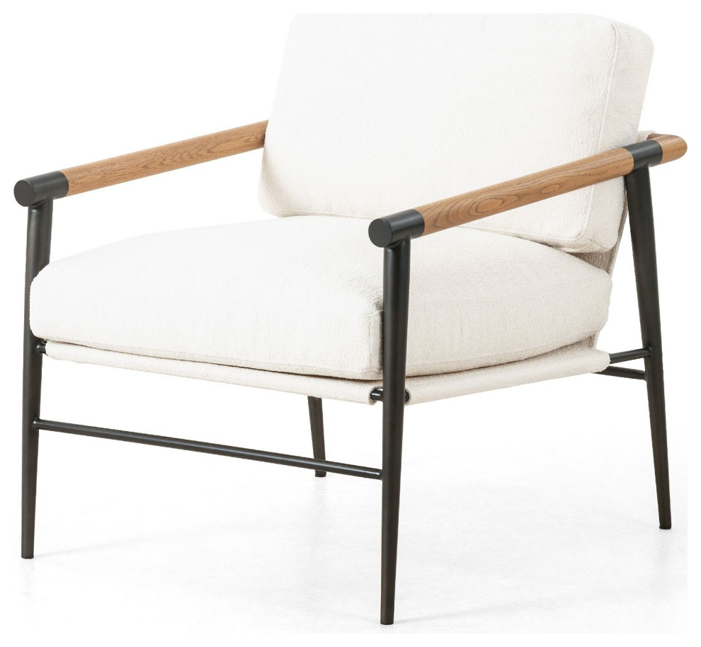 Rowen Fayette Cloud Chair   Midcentury   Armchairs And Accent Chairs   by Four Hands  Houzz