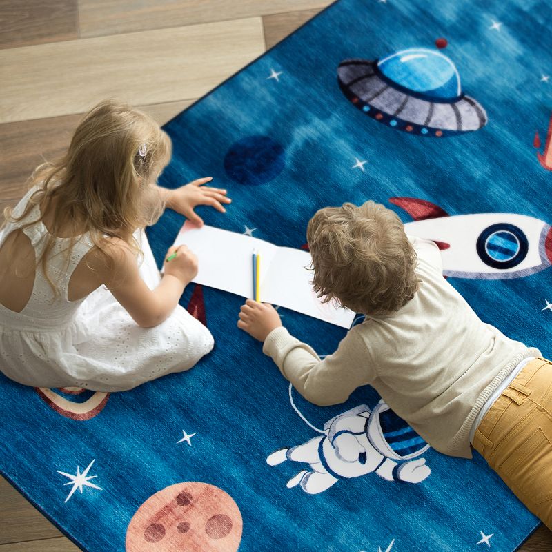 The Big One Kids™ Galaxy Velveteen Washable Area Rug