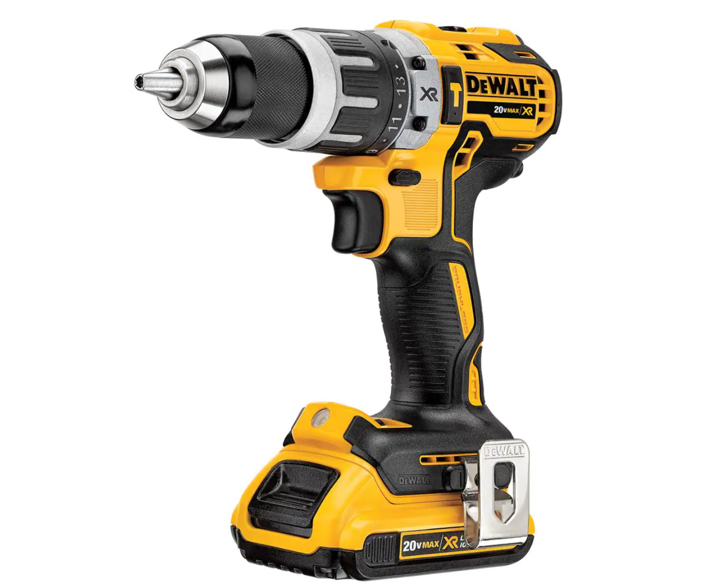 DEWALT DCK287D1M1 20-Volt MAX XR Cordless Brushless Hammer Drill/Impact Combo Kit (2-Tool) with (1) 4.0Ah Battery and (1) 2.0Ah Battery