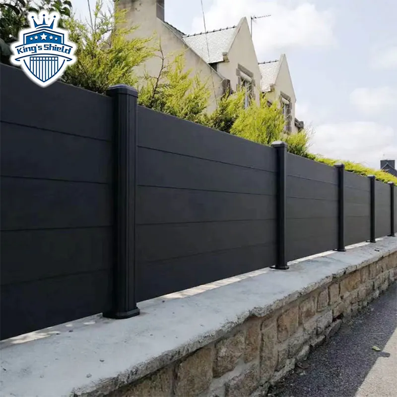 High Quality Ornaments Aluminum Privacy Fence Panels Metal Fencing Factory Directly Supply Country Material Outdoor Farm Fence