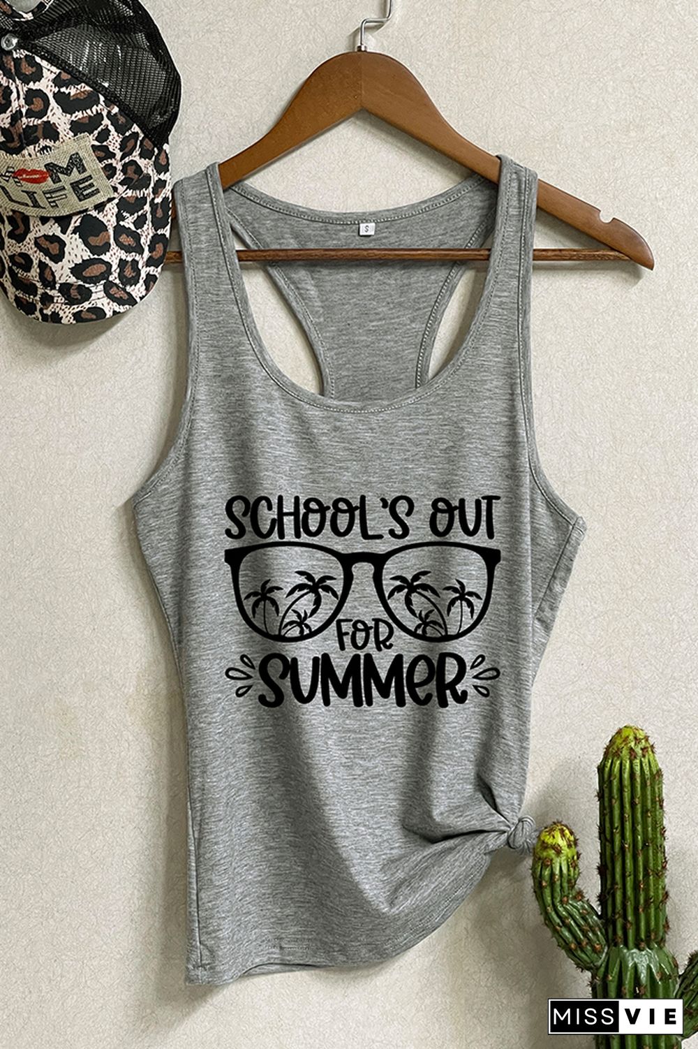 Schools Out For Summer, Teacher Life, Summer Vacation Tank Top Wholesale