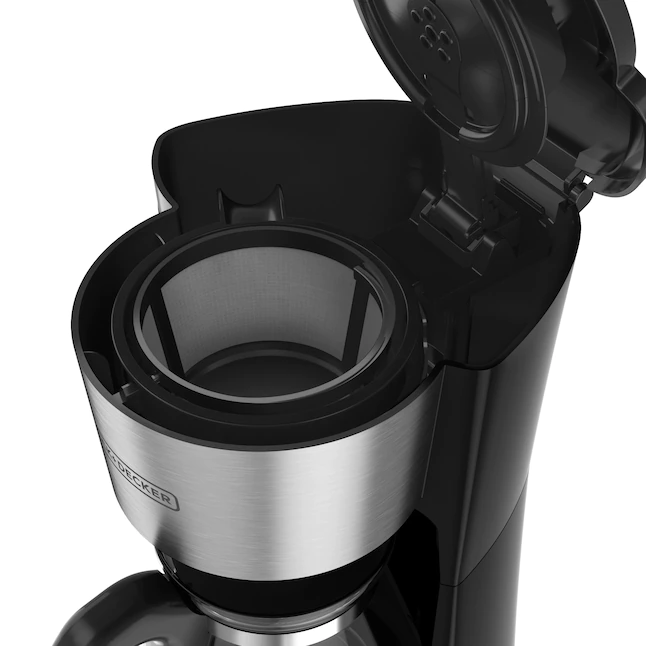 BLACK+DECKER CM0755S 5-Cup Black/Stainless Residential Drip Coffee Maker 