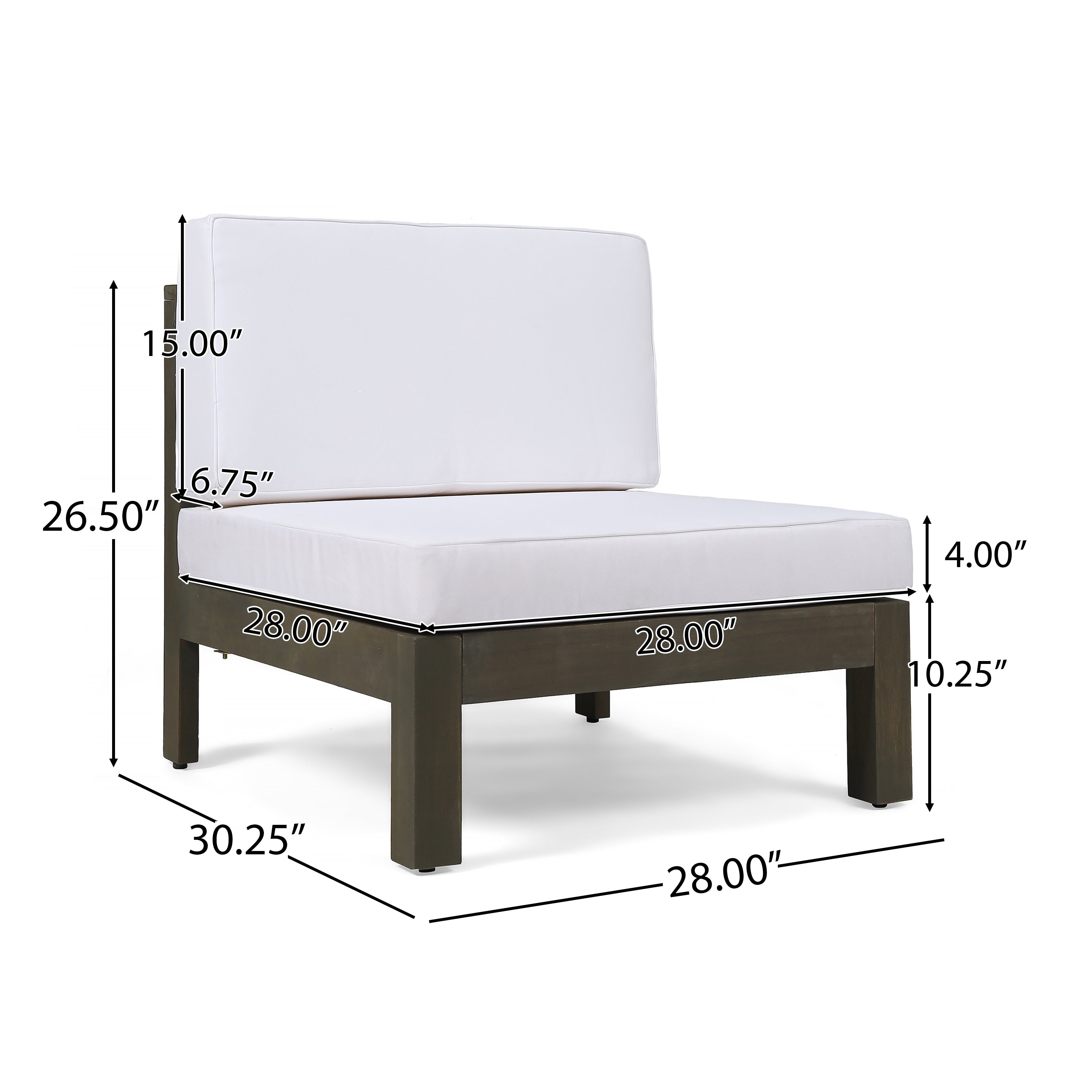 Morgan Outdoor 5 Seater Acacia Wood Sofa Chat Set