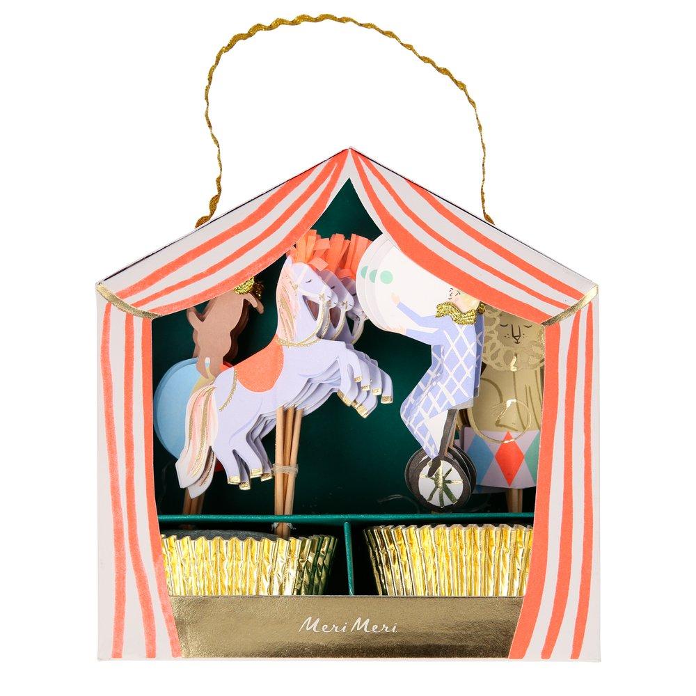 Circus Parade Cupcake Kit