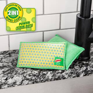 Libman Power Scrub Dots Kitchen and Bath Sponge (12-Count) 1538