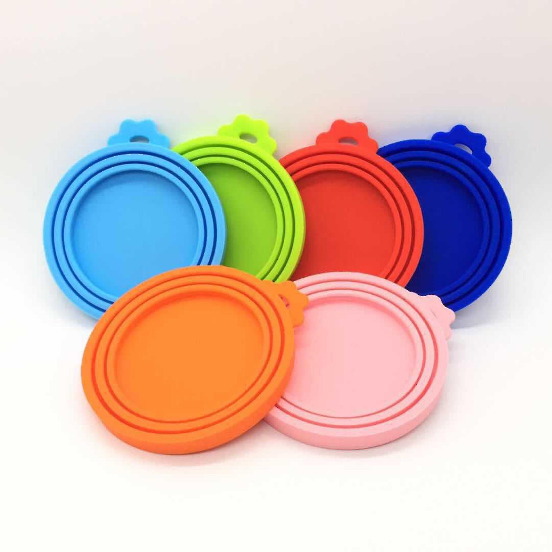 Silicone Fresh-keeping Lid 3-in-1 Pet Food Can Lid， General Size