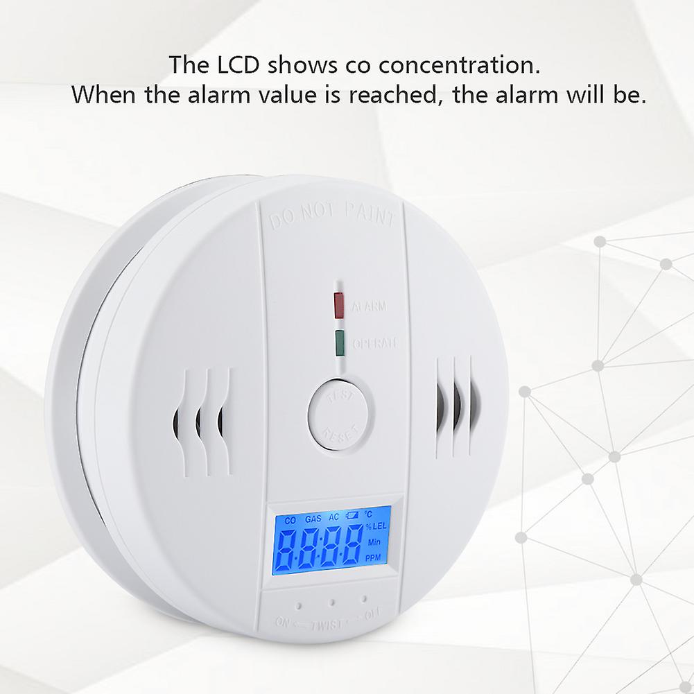 Household Lcd Digital Carbon Monoxide Detector Co Alarm Co Sensor Monitor