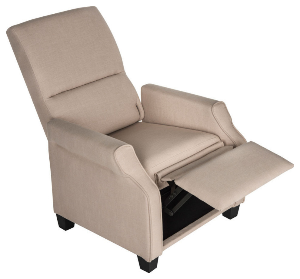 Lee Recliner Chair  Beige   Transitional   Recliner Chairs   by Rustic Home Furniture Deco  Houzz