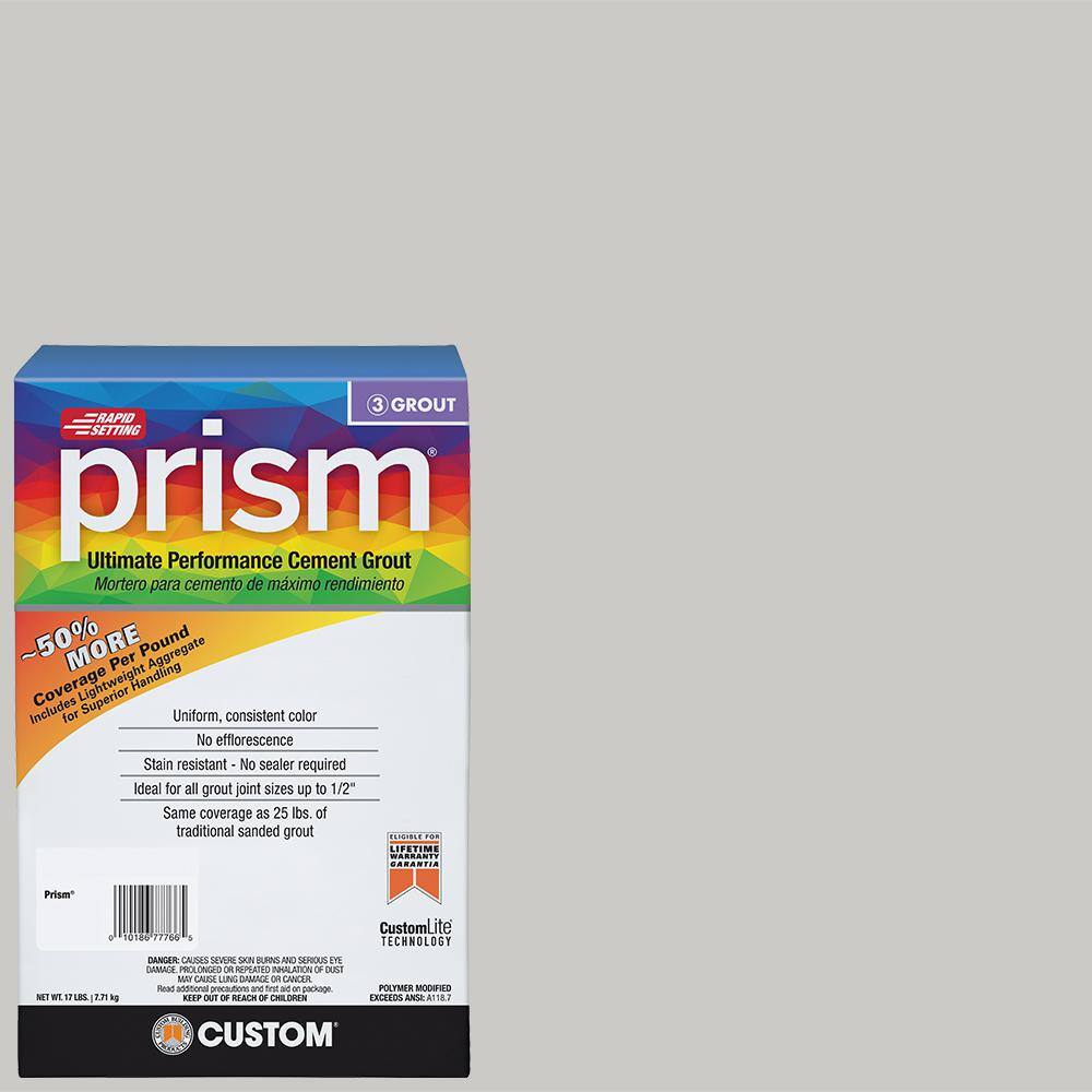 Custom Building Products Prism #544 Rolling Fog 17 lb. Ultimate Performance Grout PG54417T