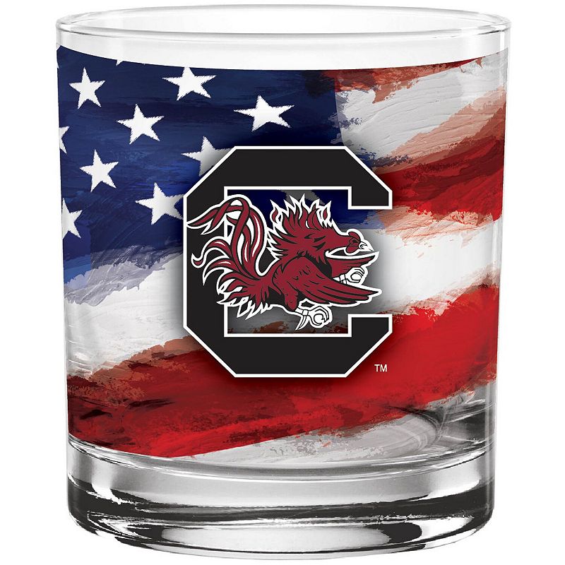 South Carolina Gamecocks 14oz. Americana Rocks Glass