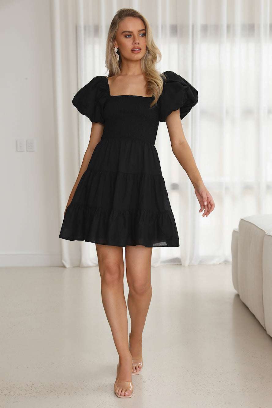 Salty Air Mini Dress Black