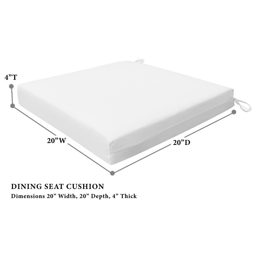 Textured Premium Dining Seat Cushion (2 Pack)   20\