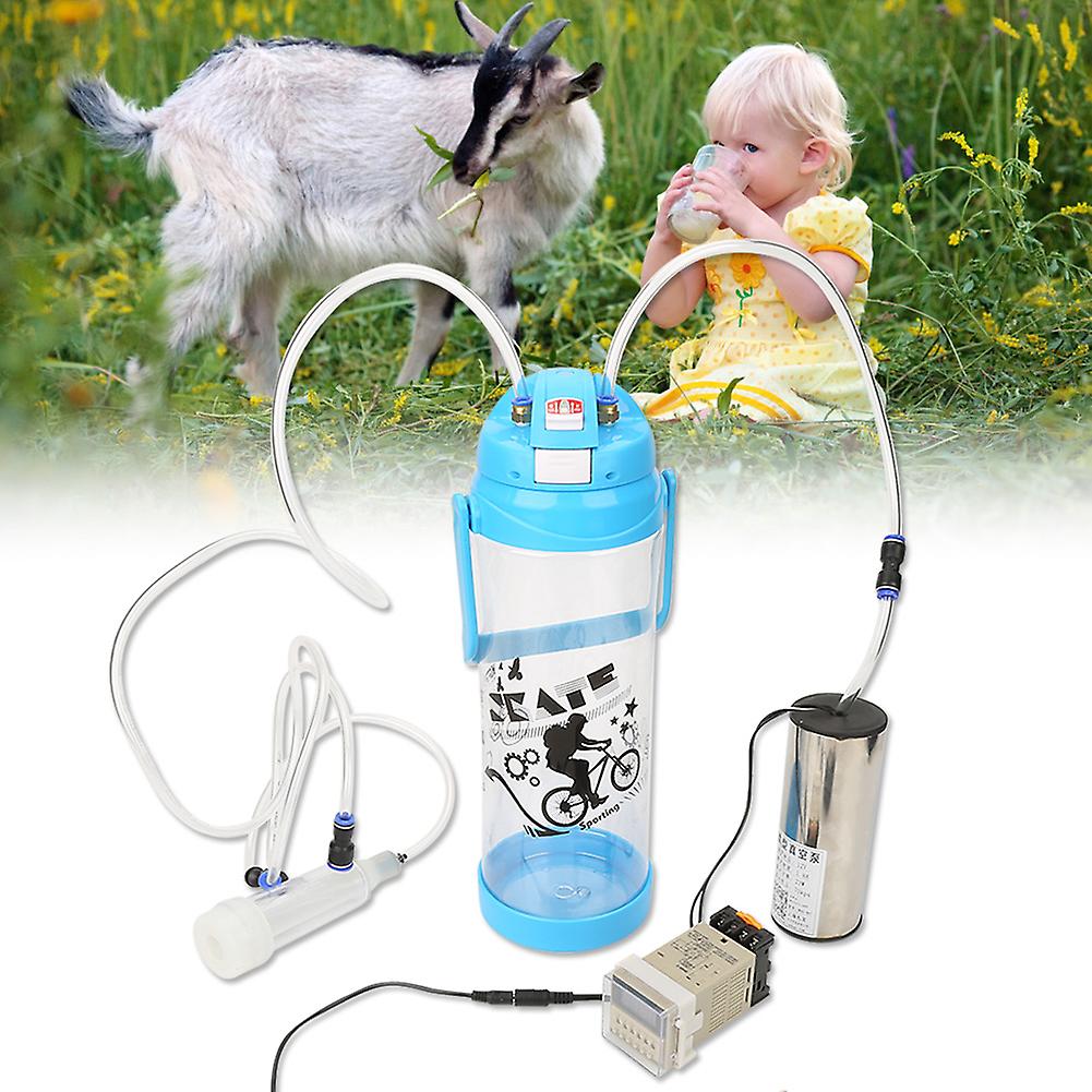 3l Electric Milking Machine Portable Plastic Milker For Sheep Cows (us Plug 110-240v)