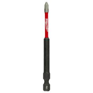 MW SHOCKWAVE Impact Duty 3-12 in. Phillips #1 Alloy Steel Screw Driver Bit (5-Pack) 48-32-4565