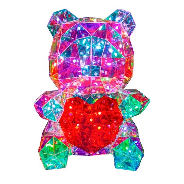 Charming PET Bear LED Lights: Delightful Glow Powered by USB