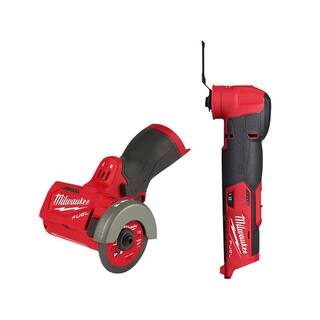 MW M12 FUEL 12V Lithium-Ion Cordless Oscillating Multi-Tool and M12 FUEL 3 in. Cutoff Saw 2526-20-2522-20