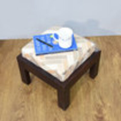 Handmade Mango Wood Light Walnut Color Rectangular Shaped   Transitional   Footstools And Ottomans   by Get My Rugs LLC  Houzz