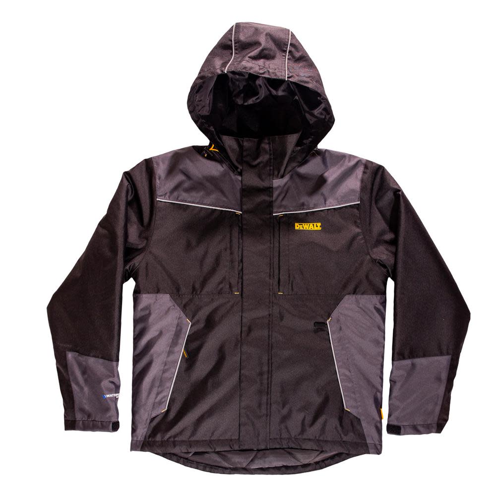 DEWALT Hooded Brookeville Jacket Polyester Black 2X