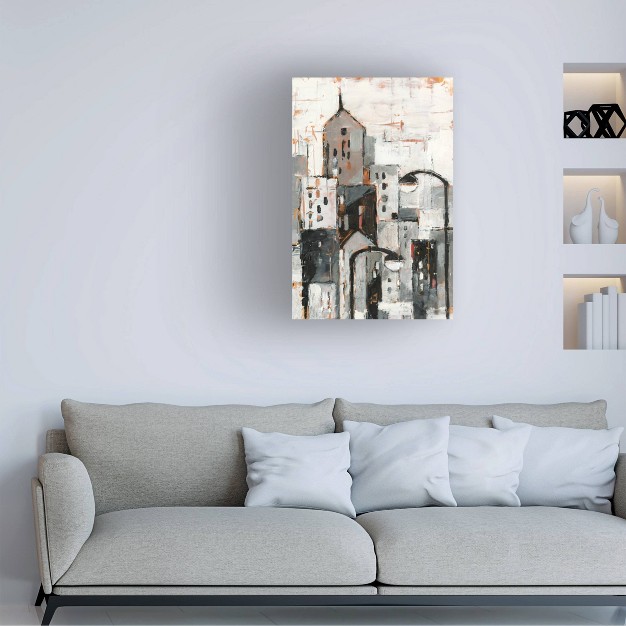 X 24 quot Ethan Harper x27 illuminated City I x27 Unframed Canvas Art Trademark Fine Art