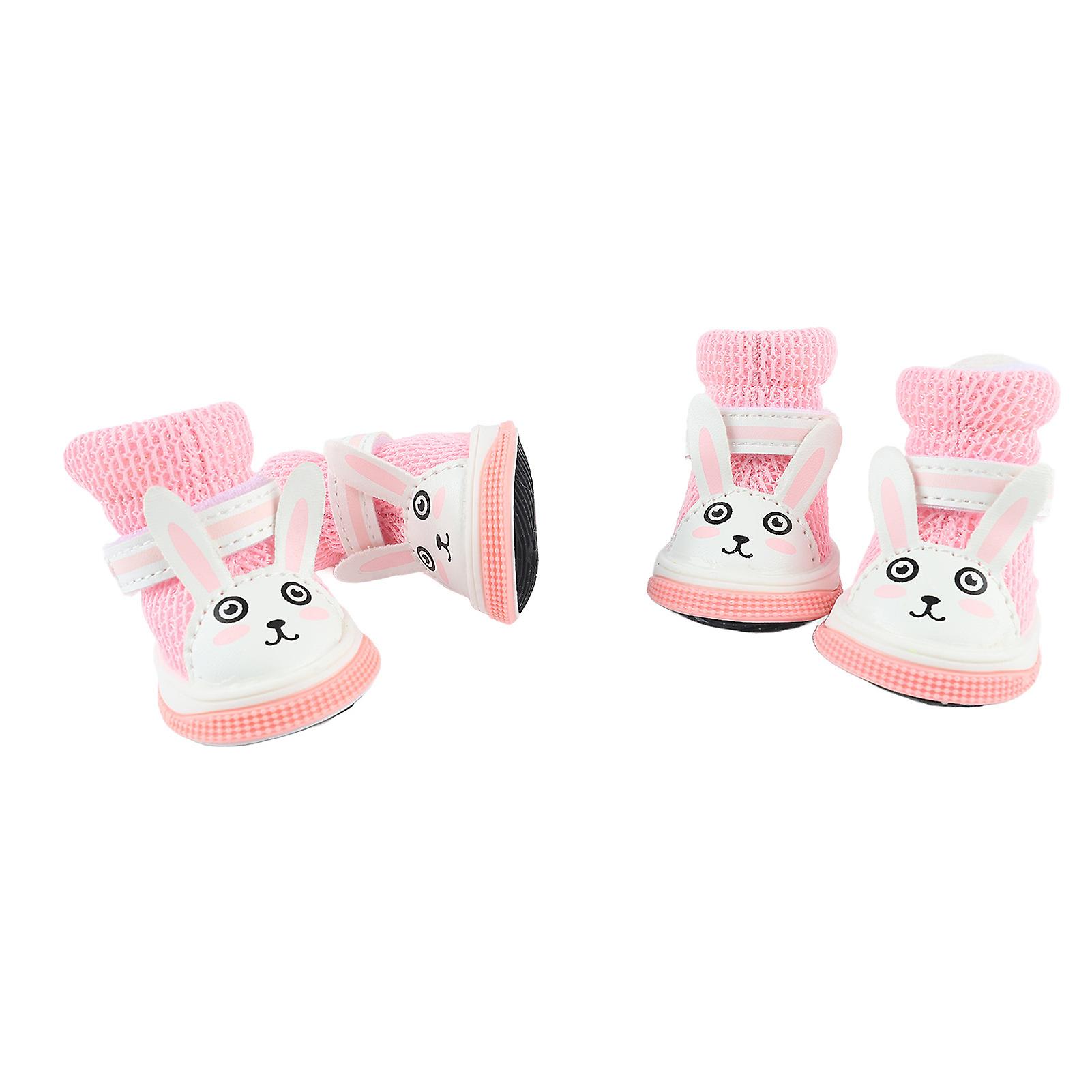 Dog Shoes Breathable Soft Prevent Slip Lightweight Cute Mesh Puppy Boots for Spring Summer