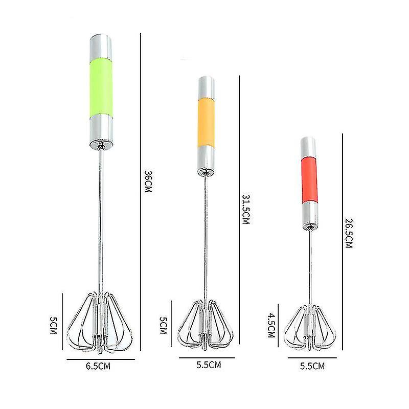 Mixer Egg Beater Stainless Steel Semi-automatic Whisk Hand Egg Blending Cream Mixer