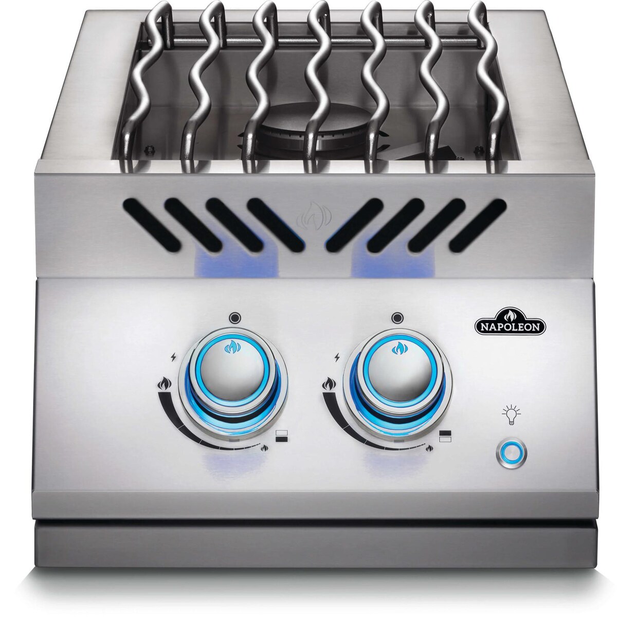 Napoleon Built-In 700 Series Inline Natural Gas Dual Range Top Burner with Stainless Steel Cover