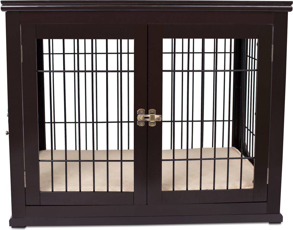 Internet's Best Double Door Furniture Style Dog Crate and End Table