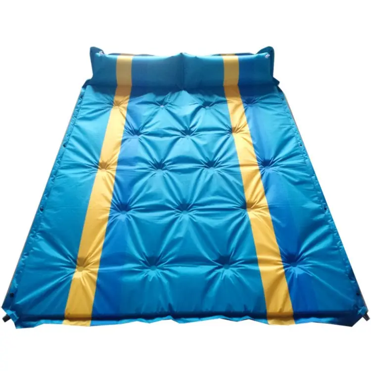 High Quality Ultralight 2 Person Air Camping Mat Inflatable Double Sleeping Pad for Hiking