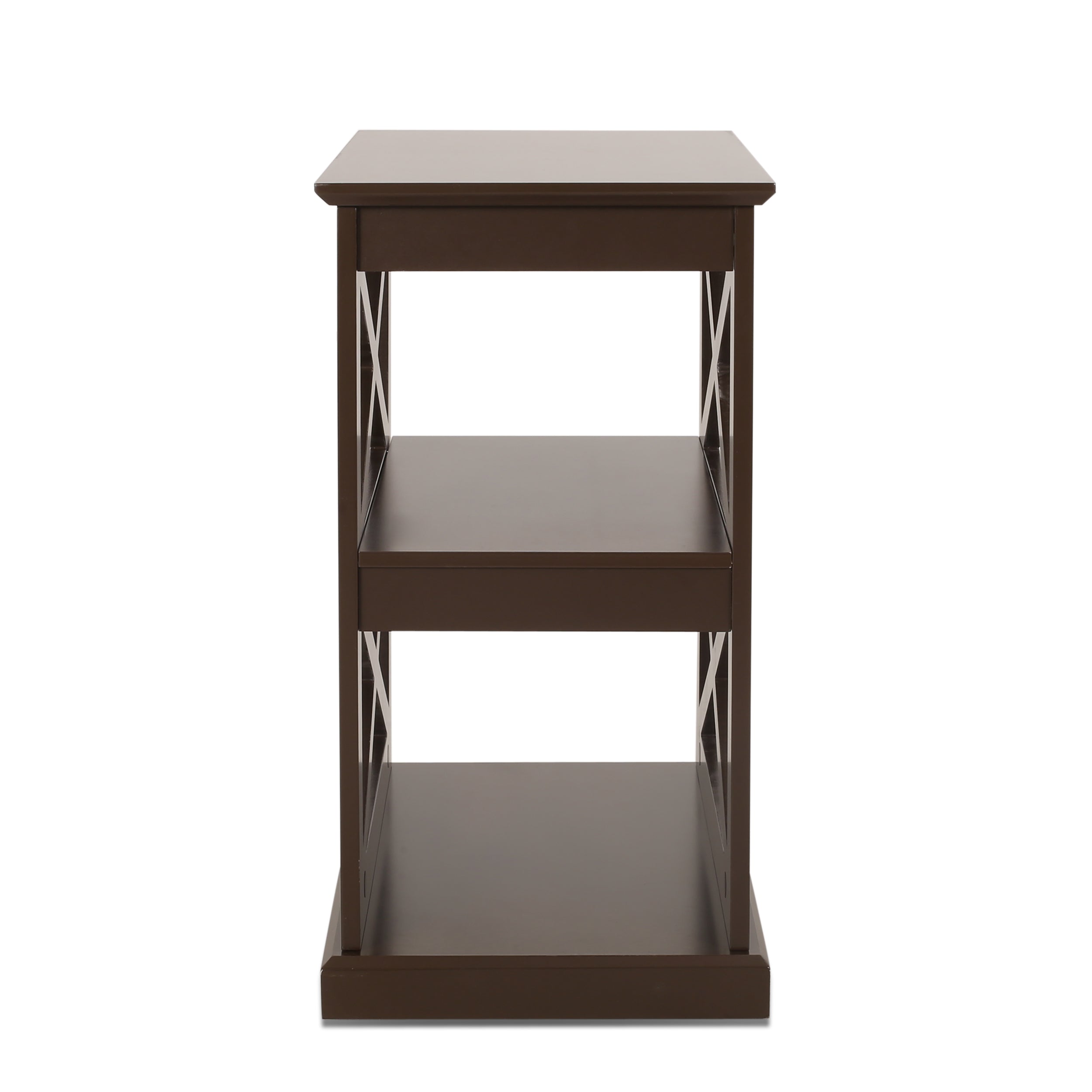 Redett Contemporary 2 Shelf Side Table