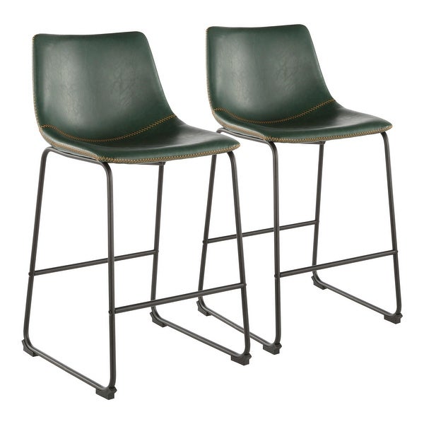 Carbon Loft Richard Industrial Counter Stool (Set of 2)