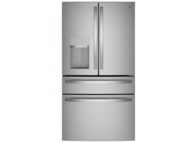 GE Profile 27.9 Cu. Ft. Fingerprint Resistant Stainless Steel Smart 4-Door French-Door Refrigerator With Door In Door