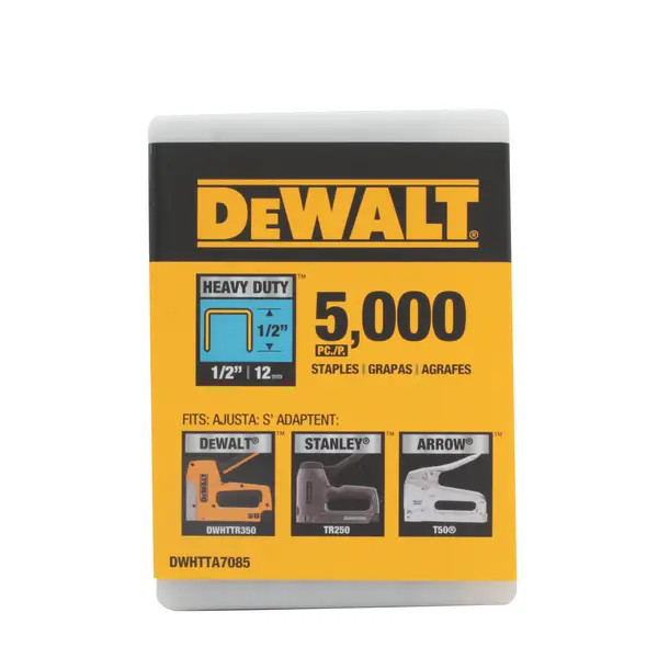 DEWALT 5，000-Pack 1/2 Heavy Duty Staples