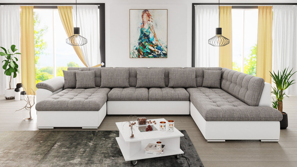 LEONARDO Sectional Sleeper Sofa   Contemporary   Sleeper Sofas   by MAXIMAHOUSE  Houzz