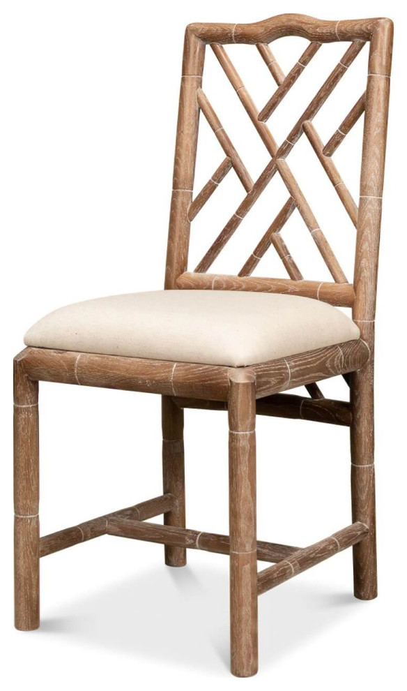 Regency Faux Bamboo Side Chair   Asian   Dining Chairs   by English Georgian America  Houzz