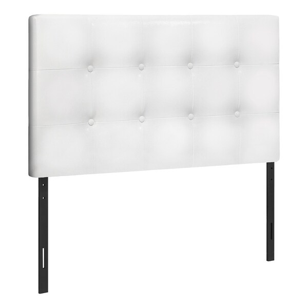 Bed， Headboard Only， Twin Size， Bedroom， Upholstered Pu Leather Look， Transitional - - 31784656