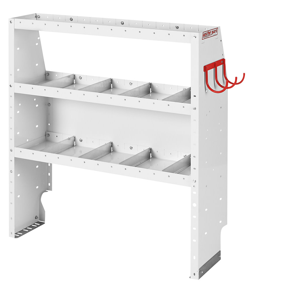 Commercial Shelving Package for Full-Size， 148 Inch Wheel Base Ford Transit Vans ;