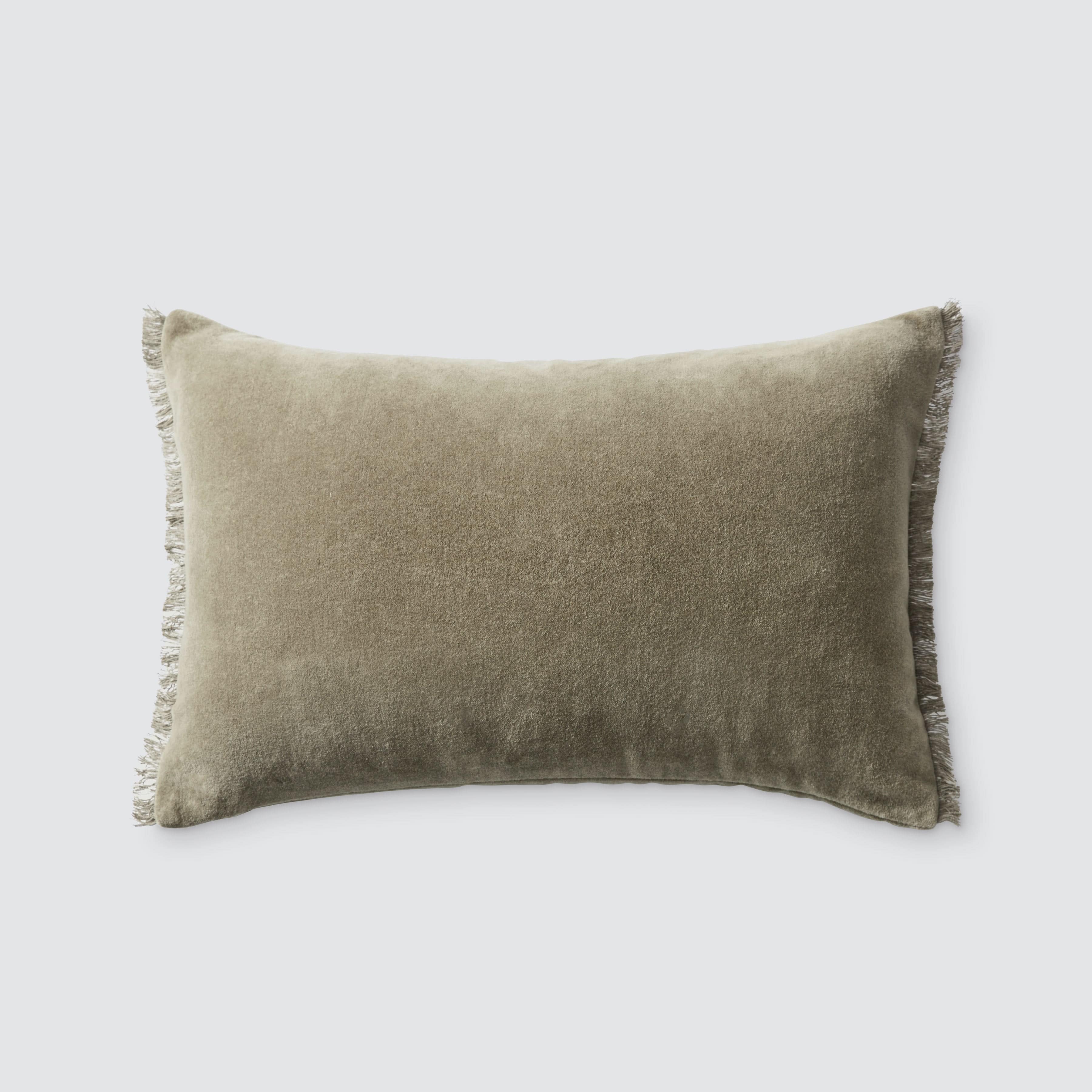 Velvet Small Lumbar Pillow