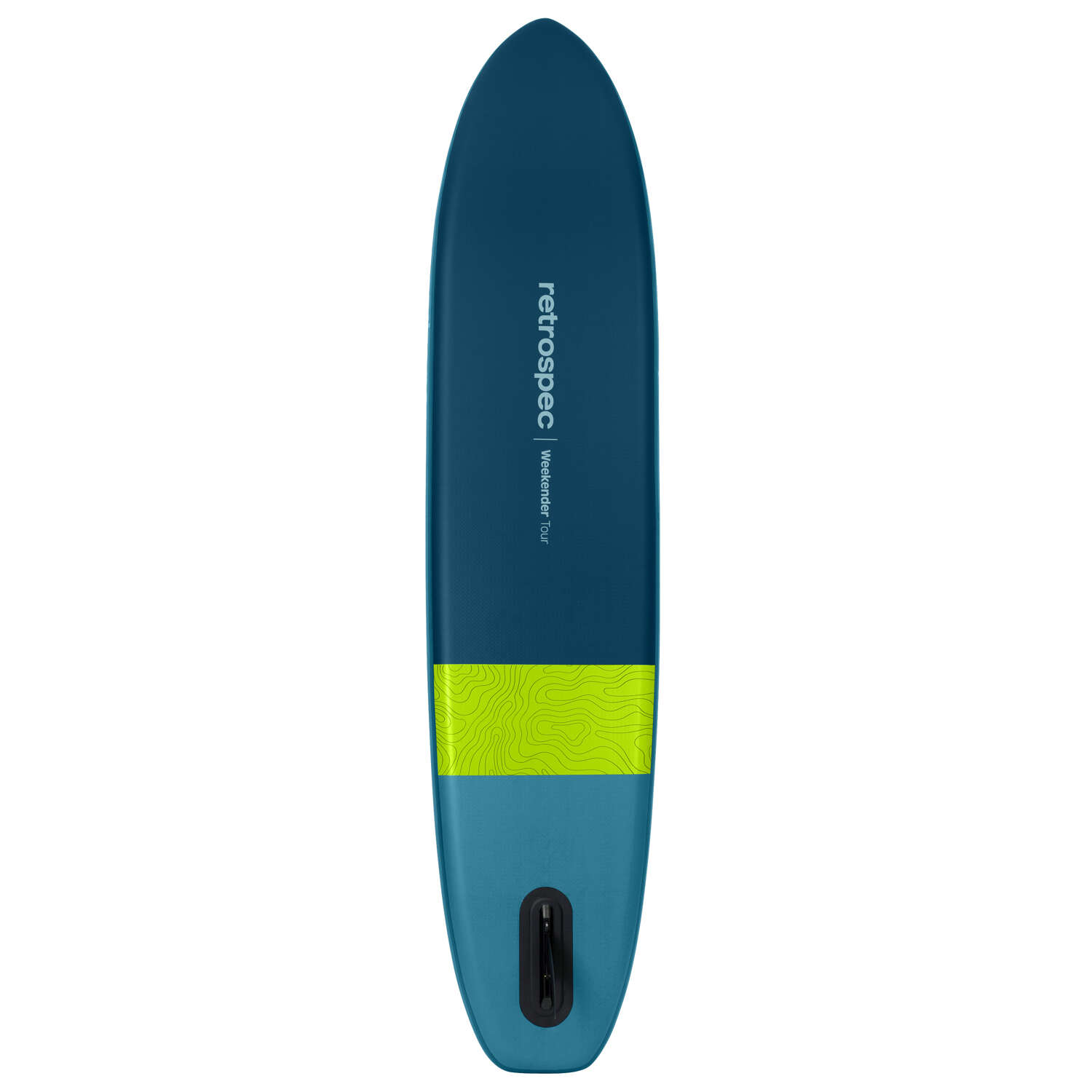 Retrospec Weekender Tour PVC Inflatable Blue Paddleboard 6 in. H X 30 in. W X 12 ft. L