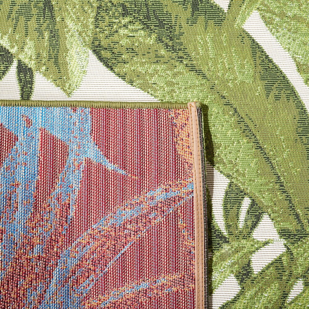 SAFAVIEH Barbados Ennia Tropical Indoor/Outdoor Waterproof Rug