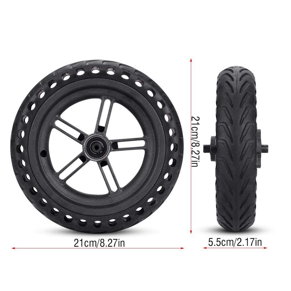 New Image Escooter Explosion Proof Solid Tire Wheel Replacement For Mijia M365 8.5 Inches Electric Scooter Rear Wheel