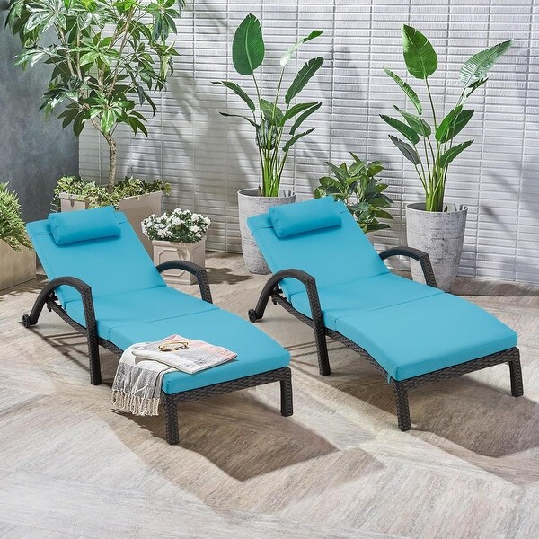 EROMMY Outdoor Patio Lounge Chair，Adjustable Recliner Outdoor Lounge Chairs，Multiple Colors Available