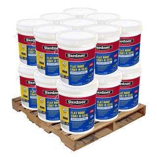 Gardner 4.75 Gal. Flat Roof Coat-n-Seal Liquid Rubber Coating (18-Pallet) SK-8245-18P