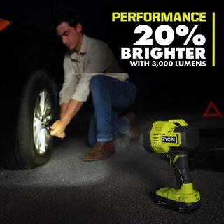 RYOBI ONE+ 18V Cordless LED Spotlight (Tool Only) PCL661B