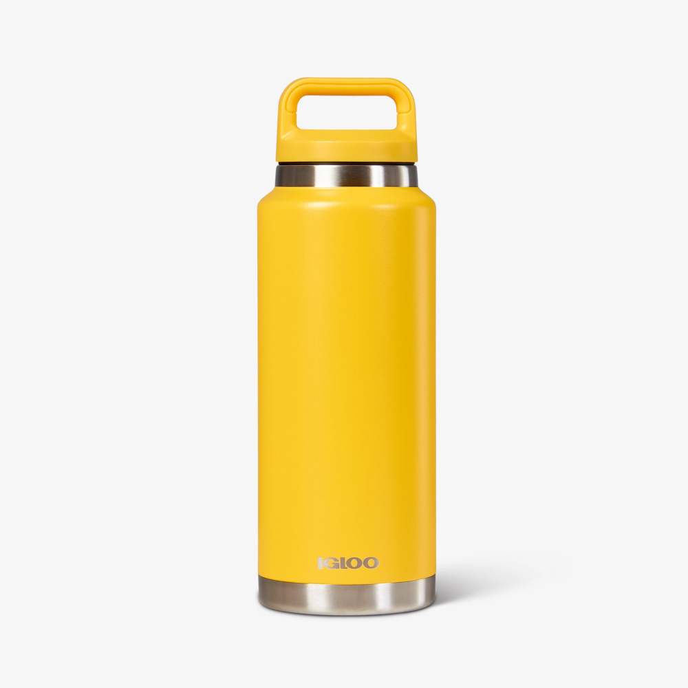 Igloo Bottle Reusable Hot/Cold Stainless Steel Yellow 36oz