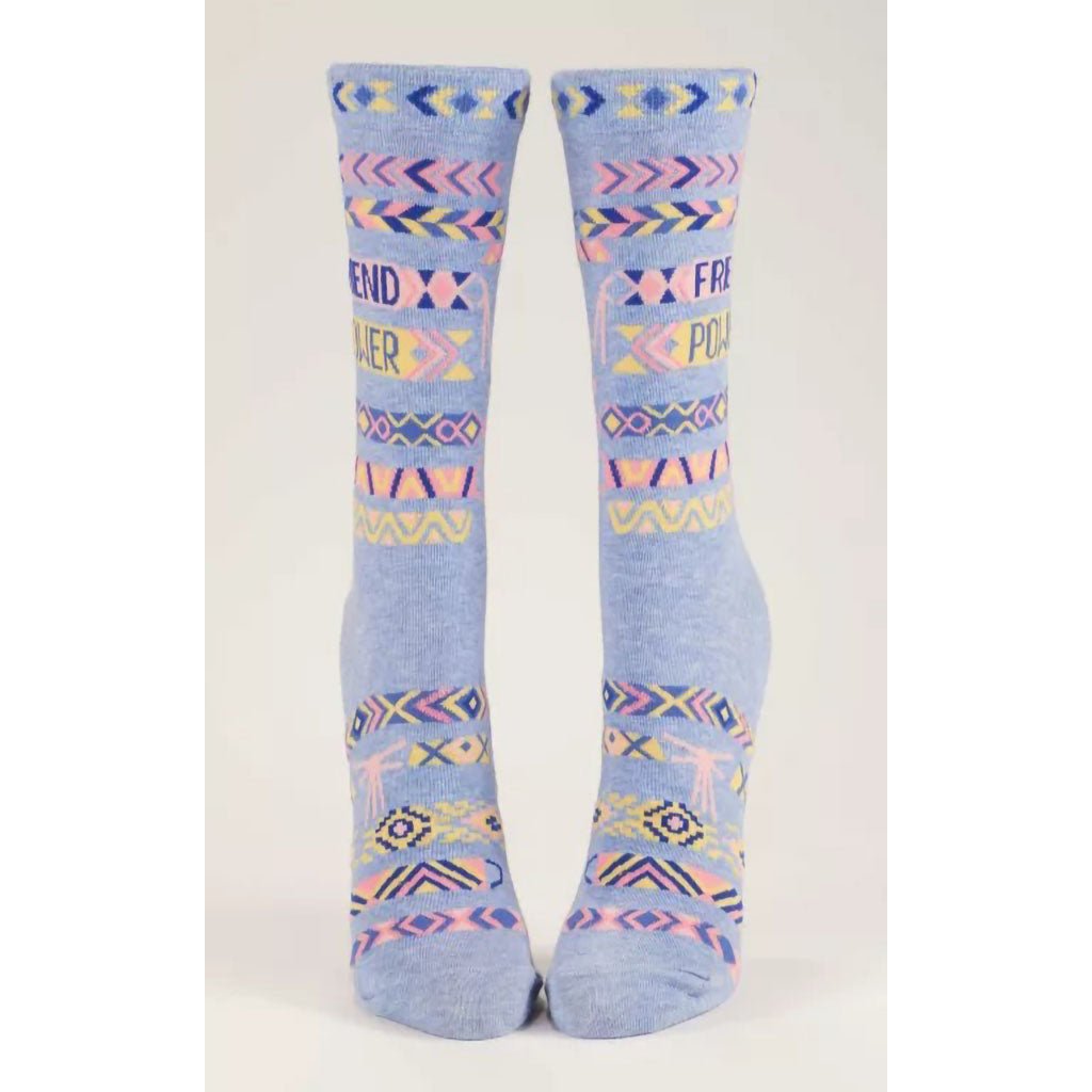   Women's Crew Socks -FRIEND POWER