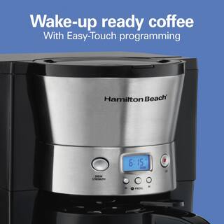 Hamilton Beach 10-Cup Stainless Steel Programmable Drip Coffee Maker with Thermal Carafe 46899R