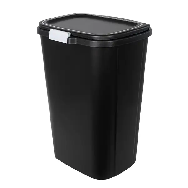 Hefty 13 Gallon Odor Control Touch Lid Trash Can