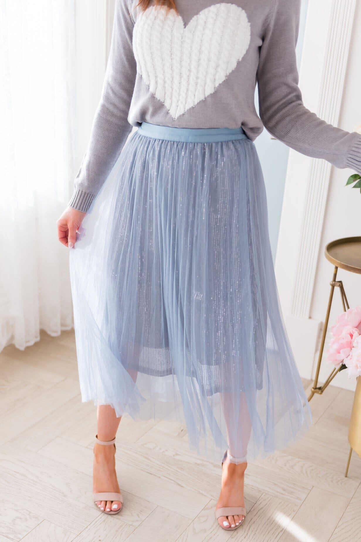 Bold & Beautiful Modest Tulle Skirt