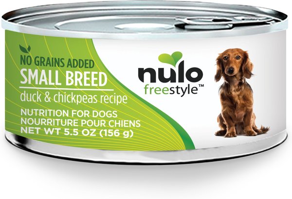 Nulo Freestyle Duck and Chickpeas Recipe Grain-Free Small Breed and Puppy Canned Dog Food