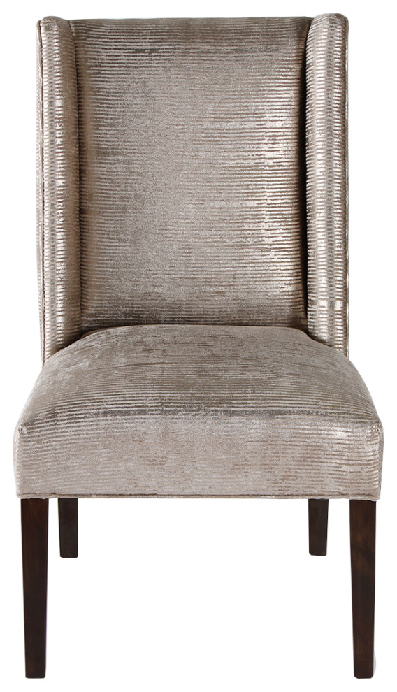 Dining Chair Juliette  Base Metal   Transitional   Dining Chairs   by Sideboards and Things  Houzz